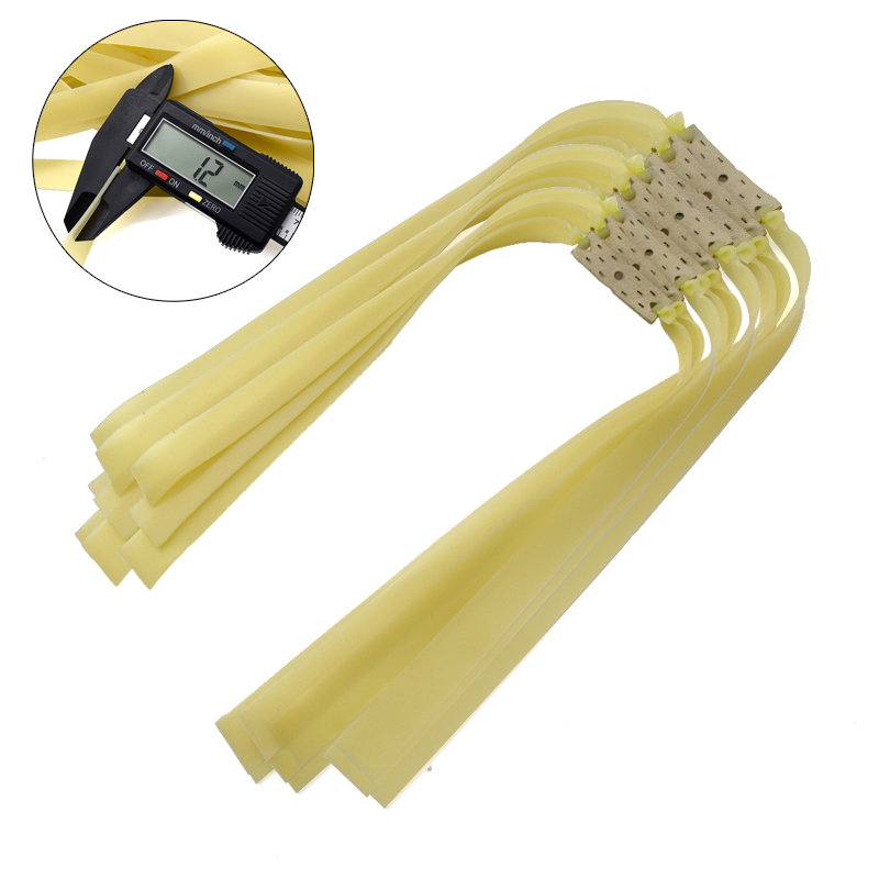 Speargun Rubber Band - 1.2 มม.ได้อย่างรวดเร็ว 1/3/6PCS Slingshotการล่าสัตว์ที่มีประสิทธิภาพยางแบนความยืดหยุ่นสูงกลางแจ้งหนังสติ๊กยิงอุปกรณ์เสริม