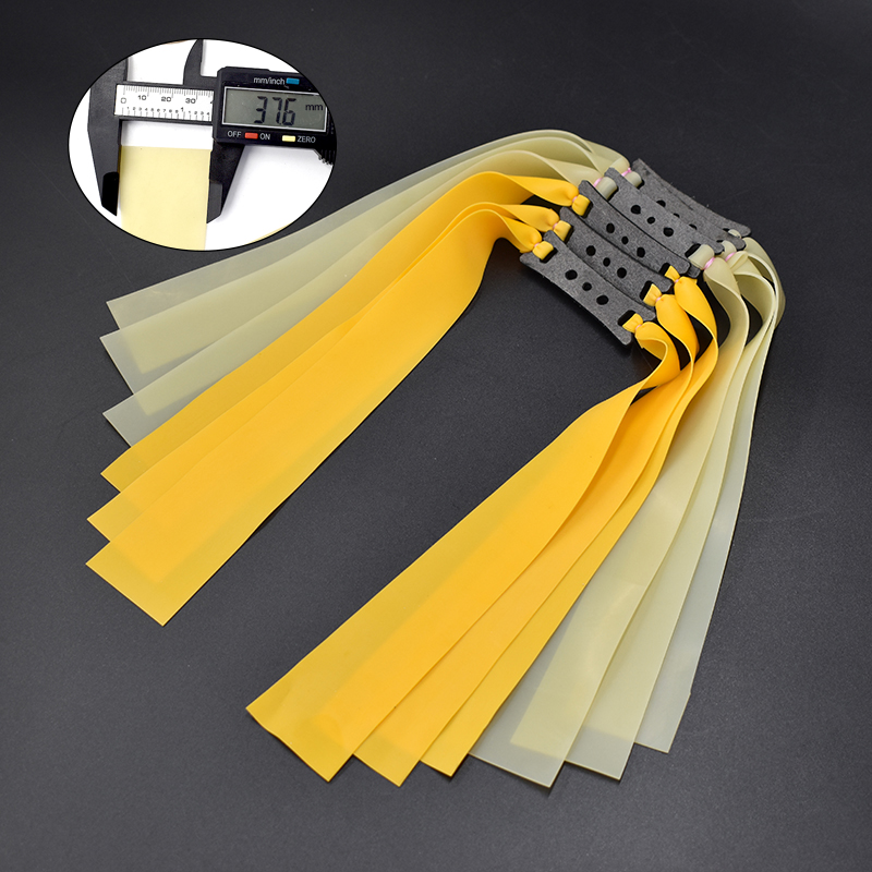 Speargun Rubber Band - หนังสติ๊กล่าสัตว์ขนาดใหญ่3ชิ้น3.7ซม. ยางรัดแบนทรงพลัง0.5/1มม. ความยืดหยุ่นสูงอุปกรณ์ถ่ายภาพหนังสติ๊กกลางแจ้ง
