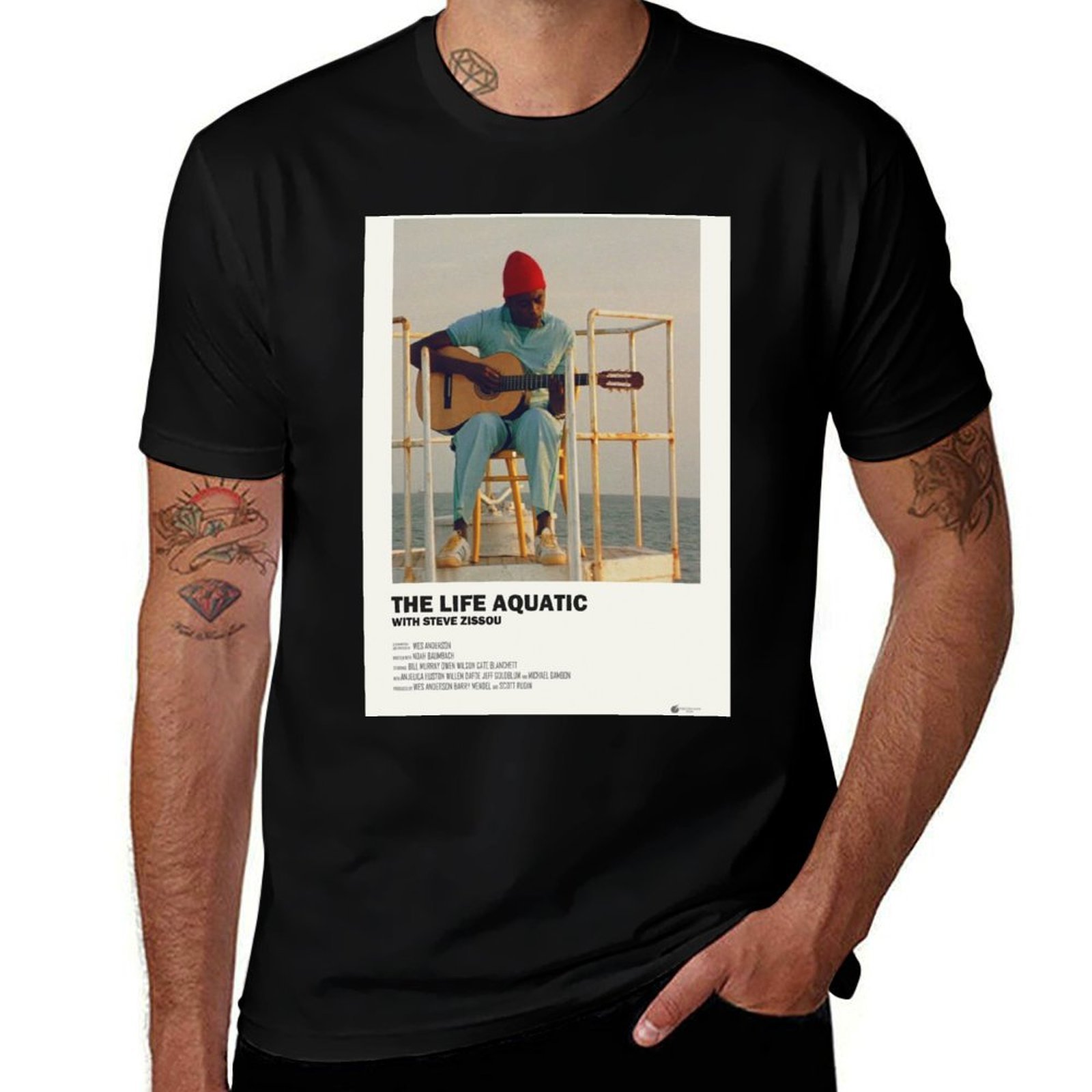 เสื้อยืดลายโปสเตอร์ The Life A - Aquatic Sports Activities บทวิจารณ์และราคา