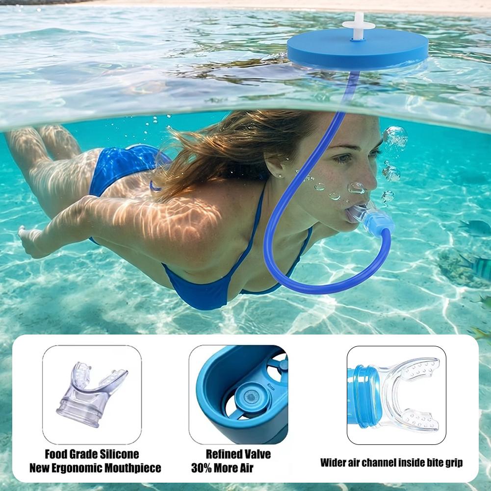 ท่อหายใจซิลิโคนสำหรับดำน้ำสำหร - Aquatic Diving บทวิจารณ์และราคา