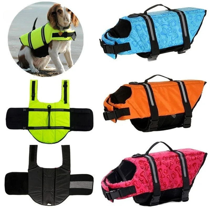 ฤดูร้อนเสื้อชูชีพสุนัขสะท้อนแส - Life Jacket Buoyancy บทวิจารณ์และราคา