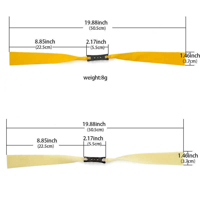 หนังสติ๊กล่าสัตว์ขนาดใหญ่3ชิ้น - Speargun Rubber Band บทวิจารณ์และราคา